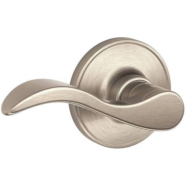 Schlage Seville Series Satin Nickel Hall/closet Door Lever 317864