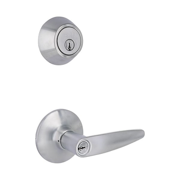 Shield Security Straight Db/entry Combo 2-3/8"-2-3/4" Grade 3 Stn Chrome