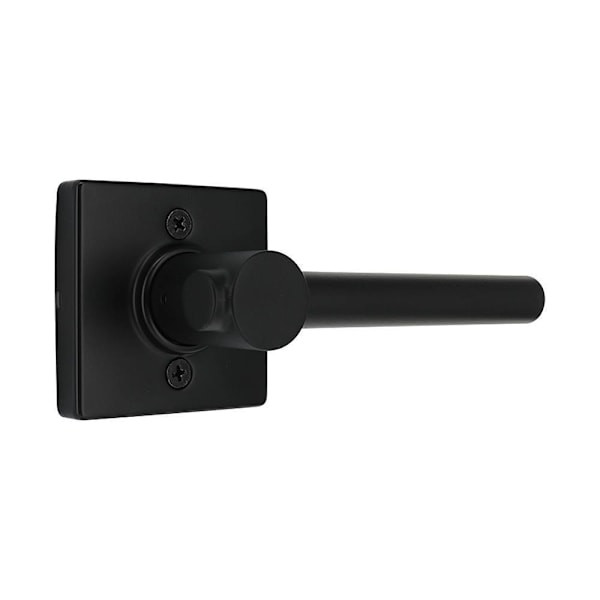 Shield Security Straight Square Rose Dummy Door Lever In Matte Black