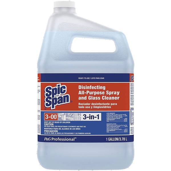 Spic And Span 1 Gal Disinfecting All Purpose & Glass Cleaner Case Of 3