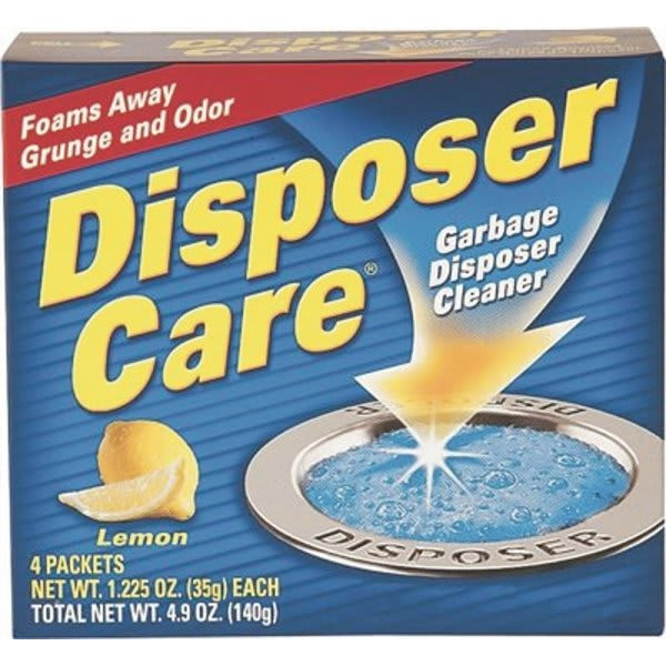 Summit Brands Glisten Disposal Care Garbage Disposer Cleaner, Lemon Scent