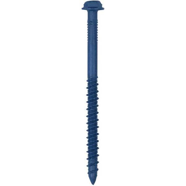 Tapcon 1/4"X 3-1/4" Hex-Washer-Head Concrete Anchors, Package Of 75