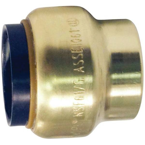 Tectite 1/2" Brass Push-To-Connect Cap