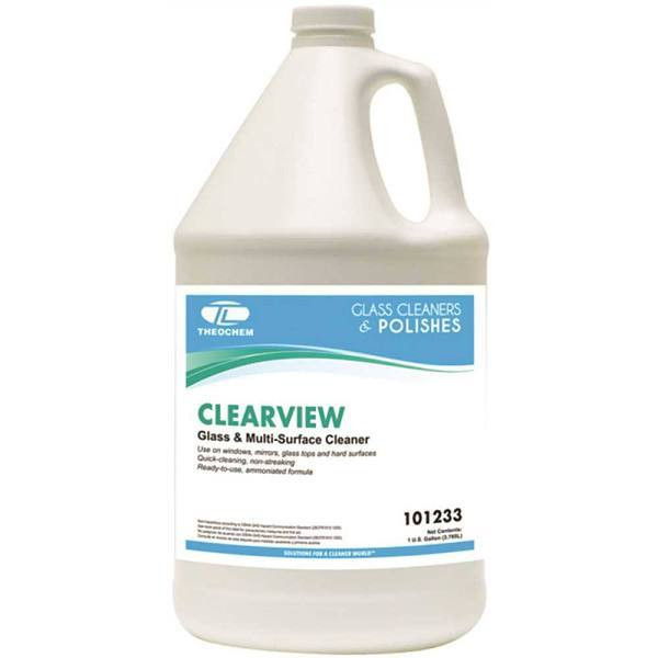 Theochem Laboratories Clearview Windowglass Cleaner 1 Gal