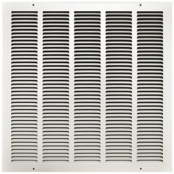 Truaire 20 In. X 20 In. White Stamped Return Air Grille 246431