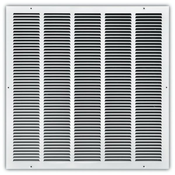 Truaire 24 In. X 24 In. White Stamped Return Air Grille 246434