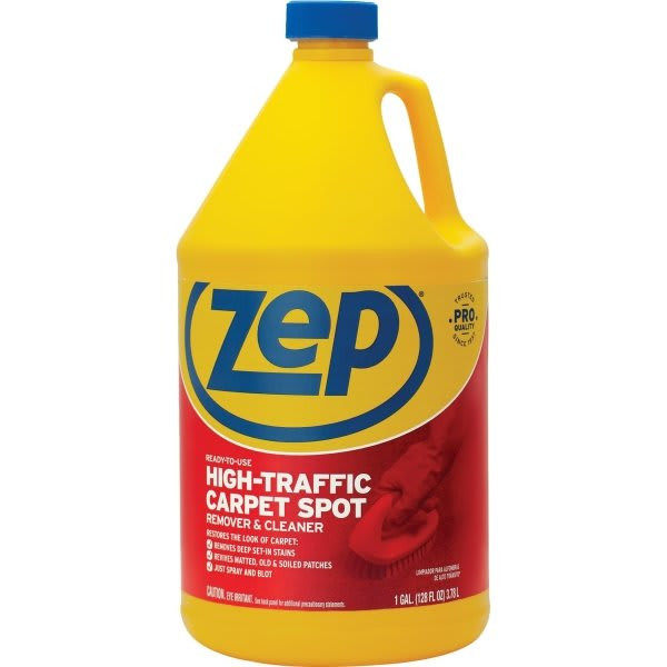 Zep Commercial Carpet Hightraffic Spot Remover, 1 Gallon Case Of 4