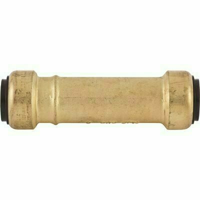 Tectite 3/4 in. Brass Push-To-Connect  Slip Repair Coupling