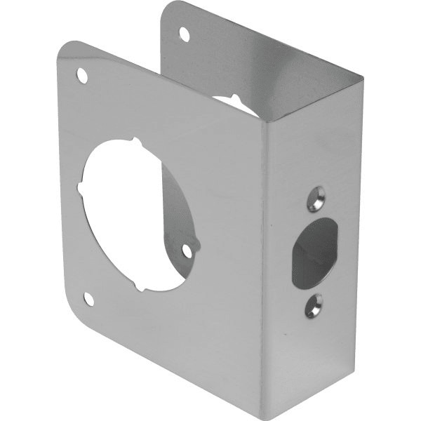1-3/4 X 2-3/4 In Stainless Steel Entry/Deadbolt Door Repair Cover (Stainless Steel)
