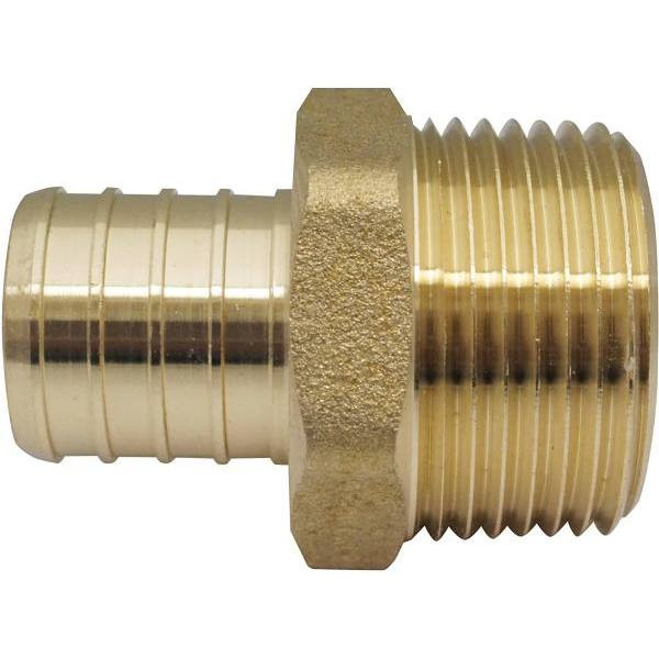 Apollo 1", Brass, PEX-B Barb X Male Pipe Thread Adapter