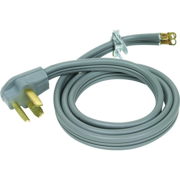 Prime Wire & Cable 5ft 10/3 SRDT 30 Amp Dryer Cord (Gray)