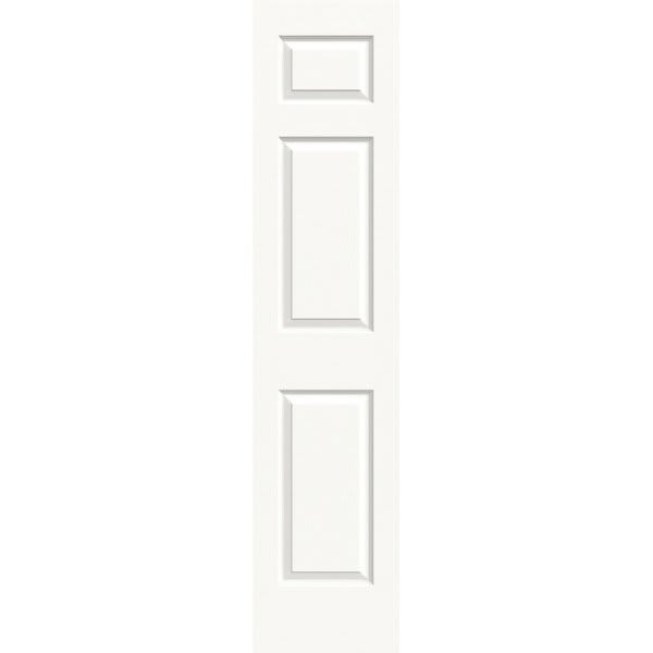 Masonite 18 In. X 80 In. 1.375 In. Primed 3-Panel Hollow Core Composite Slab Interior Door