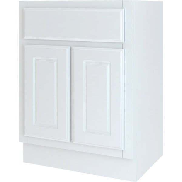 Seasons Bath Vanity Base Cabinet, 24w X 34-1/2h X 18d, White Finish
