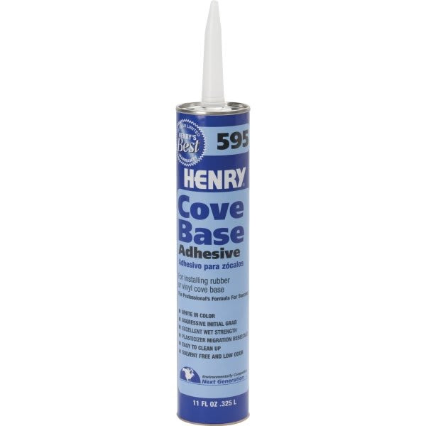 Henry 595 Cove Base Adhesive 11 Ounce