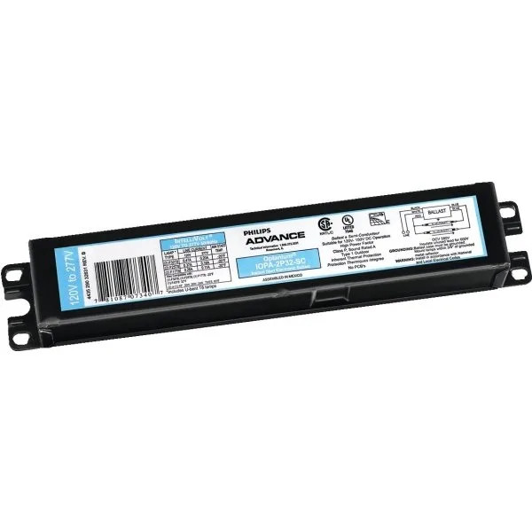 Philips Advance T8 Ballast 2 Bulb Electronic High Efficiency 32w 120-277v