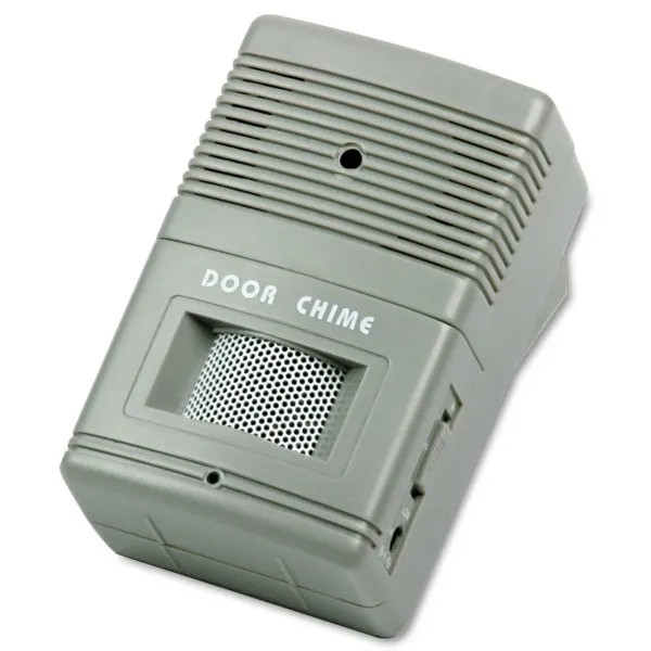 Tatco Visitor Arrival/Departure Battery Operated Chime, 2-3/4 X 2 X 4-1/4", Gra