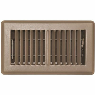 TruAire 4" x 8" Brown Floor Register