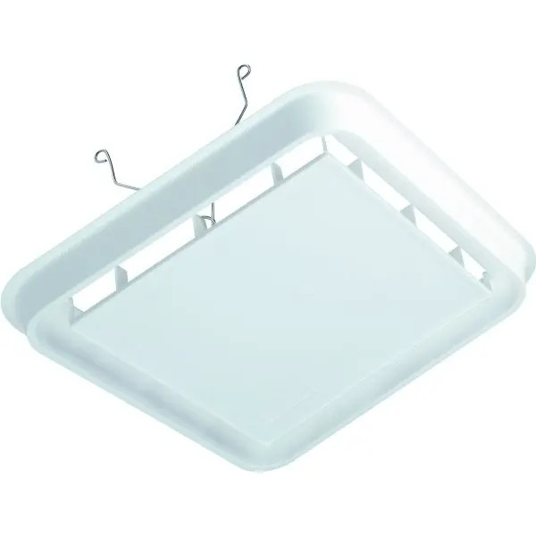 Broan Nutone Plastic Exhaust Fan Grille, 10" Square, White