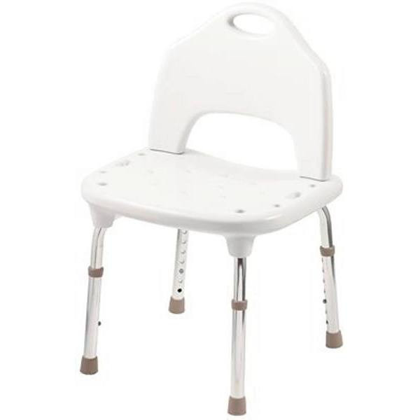 Creative Specialties Moen Tool Free Shower Chair, White