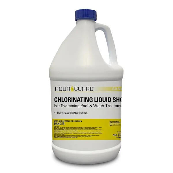 Aquaguard Chlorinating Liquid, 1 Gal. Case Of 4