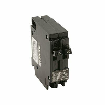 Siemens 15/20 Amp Tandem Single-Pole Type Qt Circuit Breaker