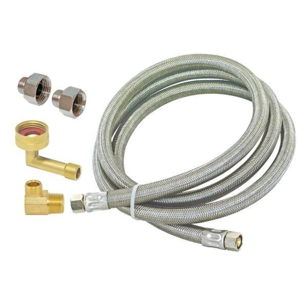 Eastman Dishwasher Installation Kit, 12 Ft. 3/8" Hose And Adapters