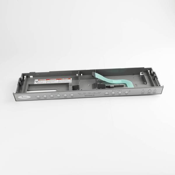 Whirlpool Replacement Ultimate Silver Control Panel For Dishwasher Wpw10175241