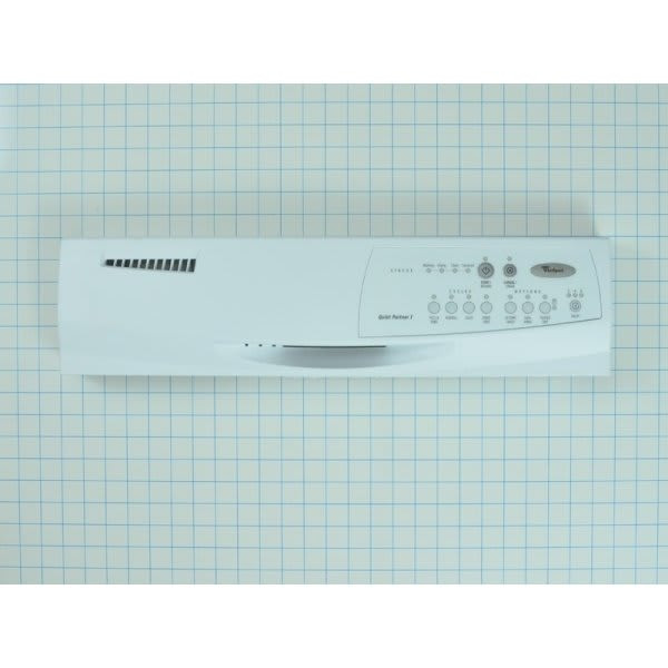 Whirlpool Console Panel & Touchpad For Dishwasher Part #w10021700