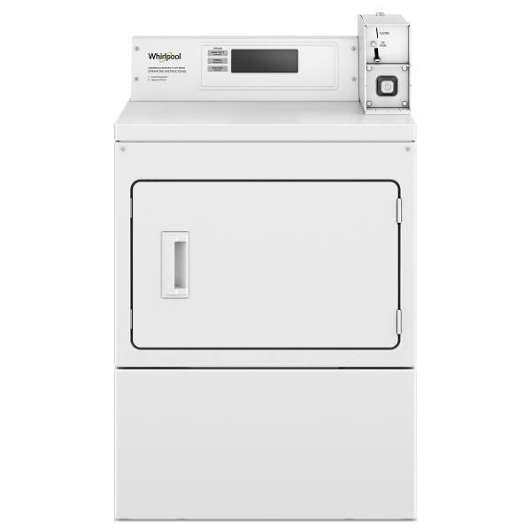 Whirlpool Commercial 7.4 cu. ft. Electric Dryer, Coin Drop Box