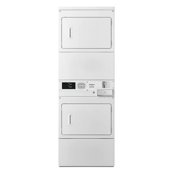 Whirlpool Commercial 7.4 cu. ft. Stackable Electric Dryer, Coin Drop Box