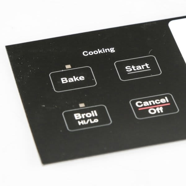 GE Replacement Graphics Faceplate For Range, Part #wb27t11511 WB27T11511