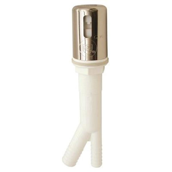 Proplus Dishwasher Air Gap Air Admittance Valve In Brushed Nickel Abs Cover 58471