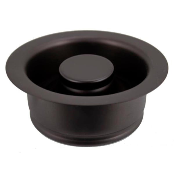 Westbrass 4-1/4 In. Kitchen Waste Disposal Flange & Stopper In Oil Rubbed Bronze