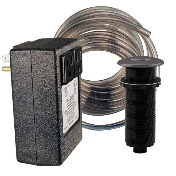 Westbrass Garbage Disposal Flush Air Switch In Matte Black