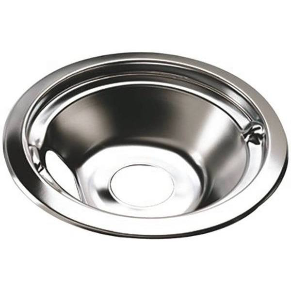 #651030 Electric Range Drip Pan For Whirlpool Ranges (Chrome) (6-Pack)