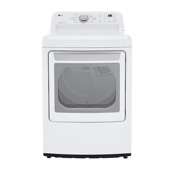 Lg 7.3 Cu. Ft. Ultra Large High Efficiency Electric Dryer In White