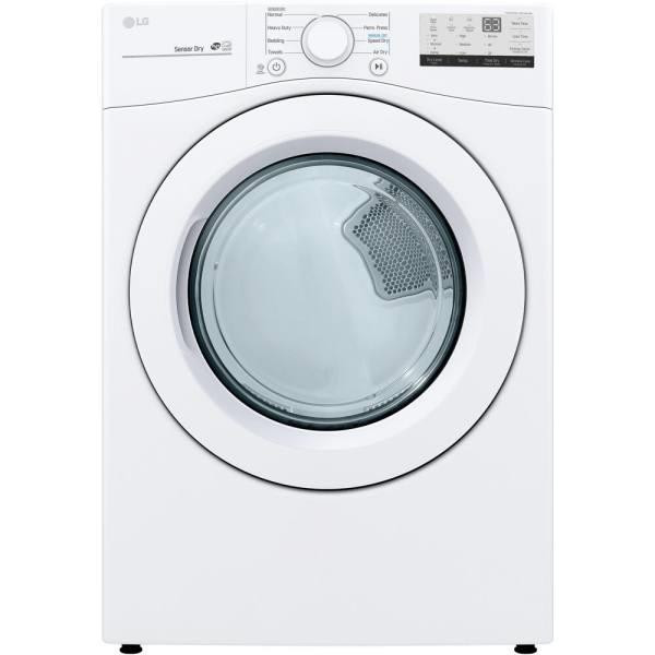 LG 7.4-Cu. Ft. Front Load Electric Dryer In White