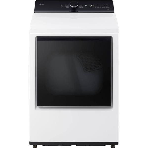 LG 7.3 Cubic Feet Ultra Large Capacity Rear Control Electric Dryer, Alpine White