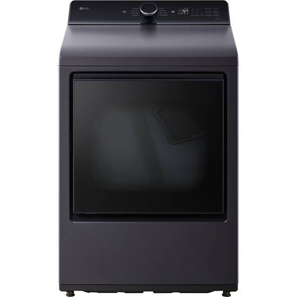 LG 7.3 Cubic Feet Ultra Large Capacity Rear Control Electric Dryer,matte Black