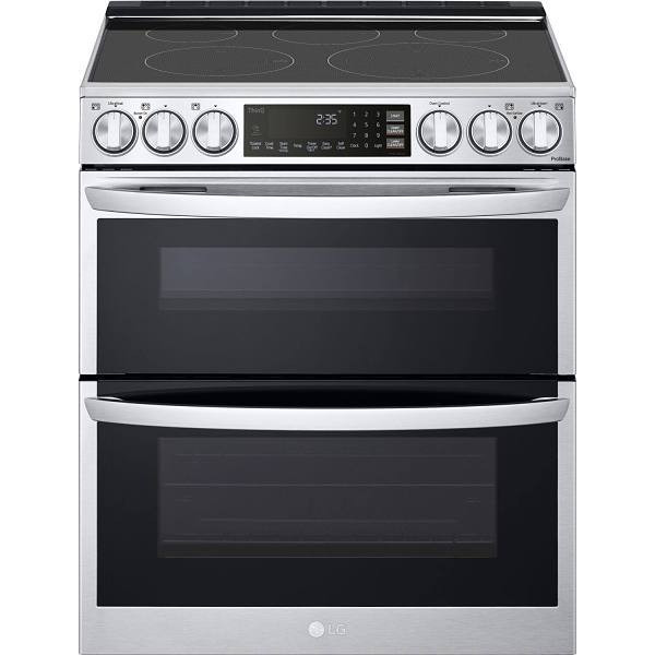 Lg 7.3 Cf Smart Electric Double Oven Slide-In Probake Convection Air Fry