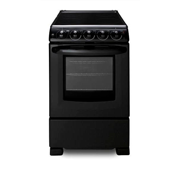 Summit Appliance 20 Inch Wide Electric Range In Black Rex2051brt