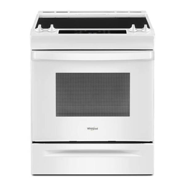 Whirlpool 30 In. 4.8 cu. ft. Smooth Electric Slide-In Range, Self Clean, White, ADA