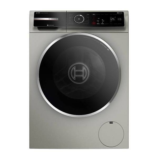 Bosch 800 Series 2.4 Cu. Ft Stackable Front Load Washer In Pearl Steel WGB246AXUC