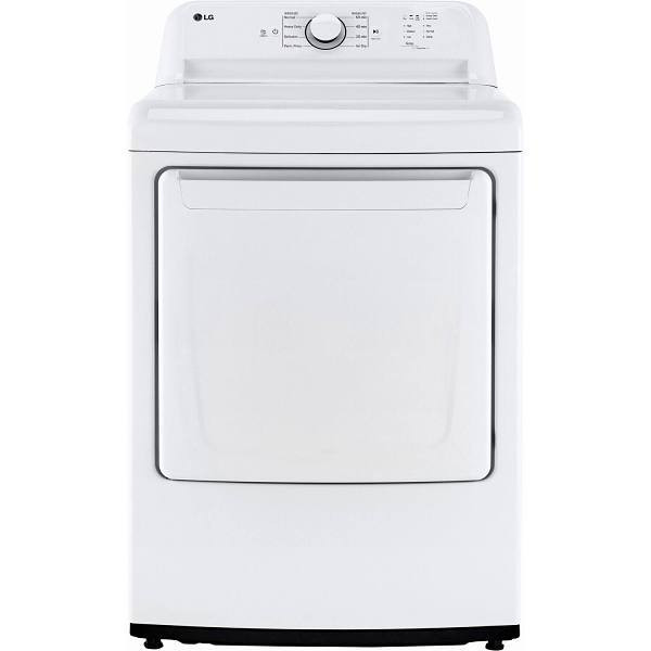 LG 7.3 Cubic Feet Ultra Large High Efficiency Gas Dryer DLG6101W