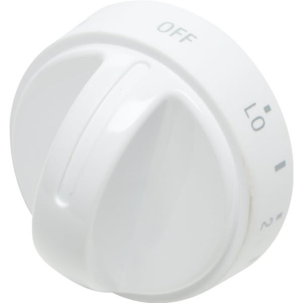 Peerless-Premier Electric Burner Knob/White