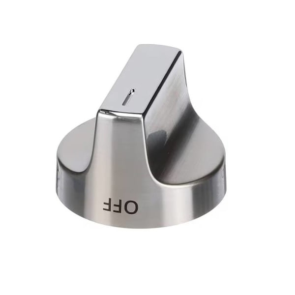 Whirlpool Replacement Stainless Steel Control Knob For Range, Part # W11123250