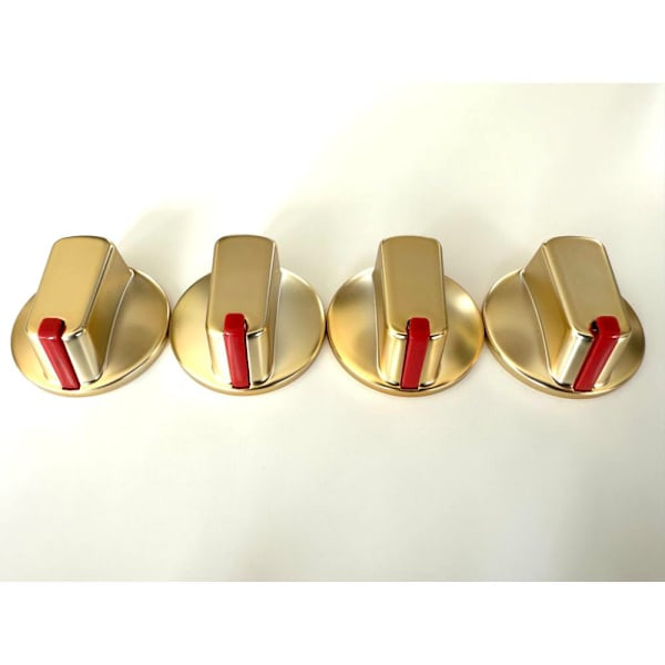 Wilson Elements Gold 48mm Universal Stove Knobs 4-Pack
