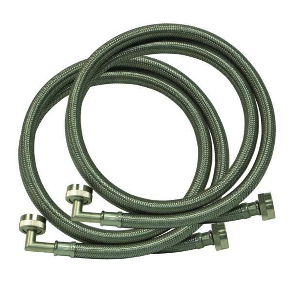Eastman 3/4 Fht X 3/4 Fht X 4-Ft Pvc Coated Washing Machine Hose Package Of 2