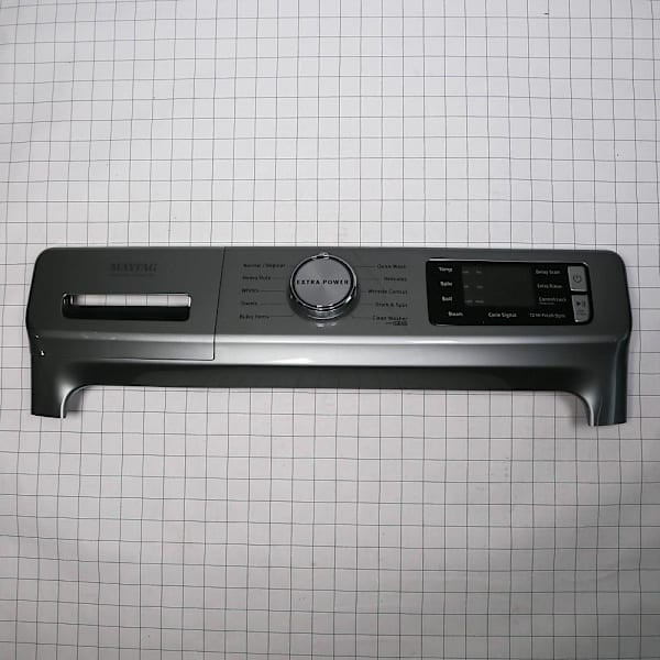 Whirlpool Replacement Chrome Control Panel For Washer, Part # W11325569