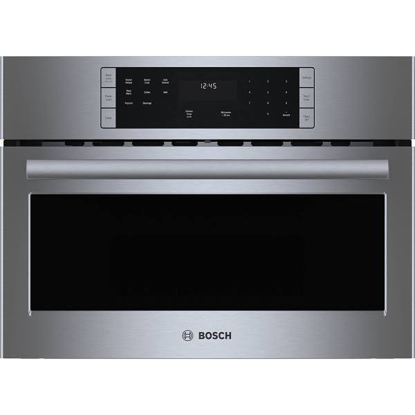 Bosch 500 Series 27 Inch 1.6 Cubic Feet Built-In Microwave In Stainless Steel HMB57152UC